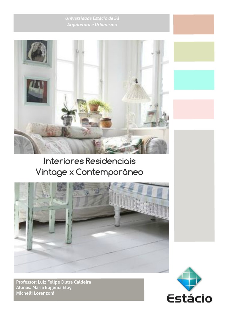 Minha primeira Revista Interiores residenciais.