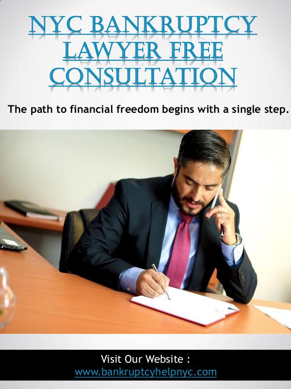 NYC Bankruptcy Lawyer Free Consultation NYC Bankruptcy Lawyer Free Consultation