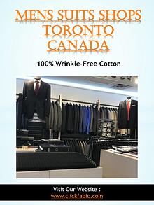 Menswear Toronto