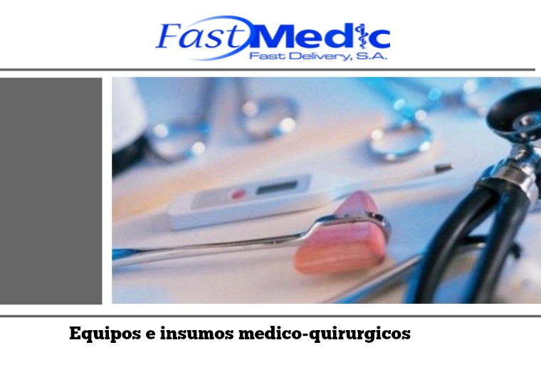 Insumos y equipos medico quirurgicos 1