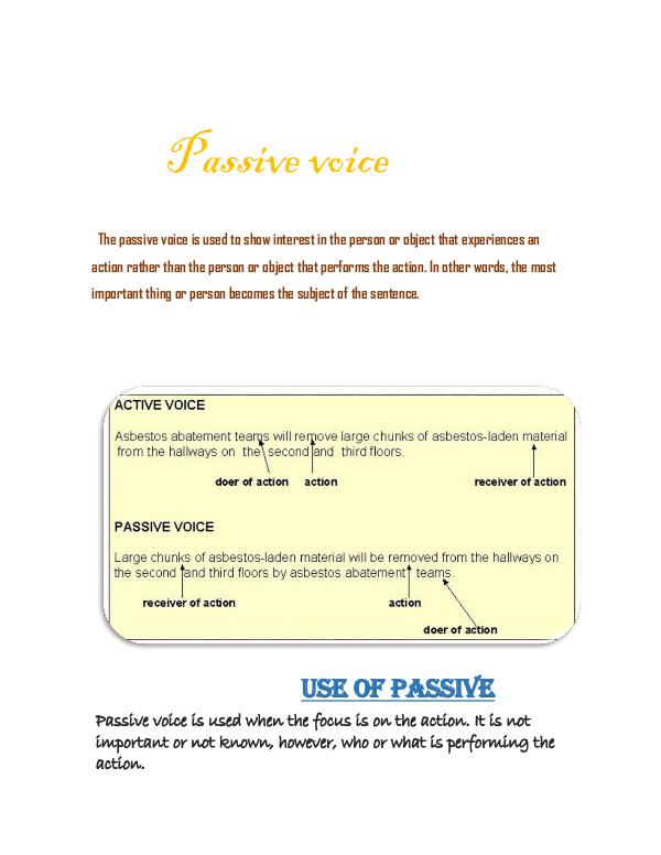 Education Passive voic1