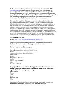 Polyphenol Market forecast year 2019 - 2025