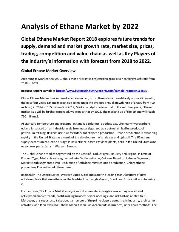 Ethane Market