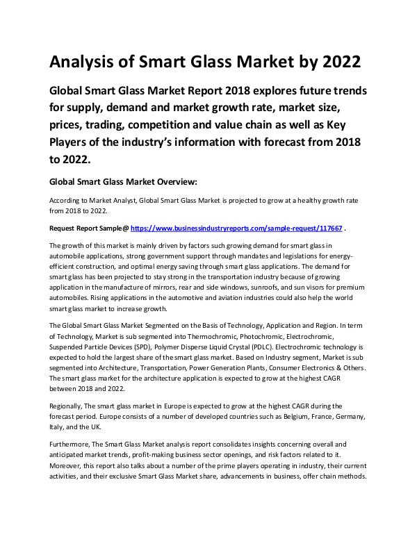 Smart Glass Market