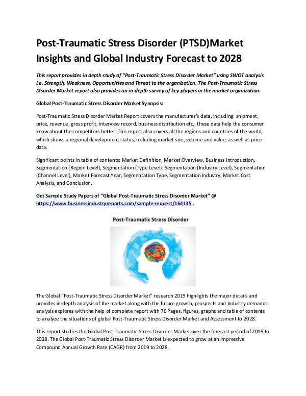 Post-Traumatic Stress Disorder (PTSD)Market
