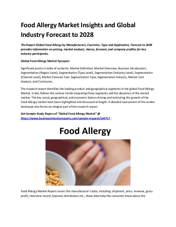 Food Allergy Market