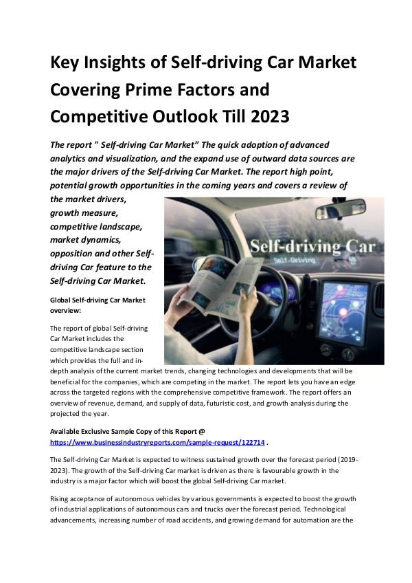 Global Self-driving Car Market (2018-2023).docx