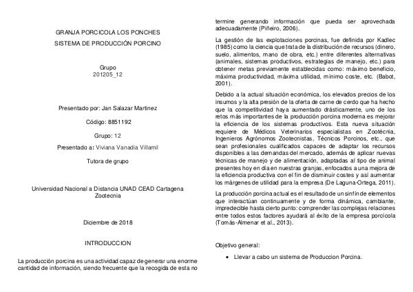 PROYECTO PORCINO GRANJA SISTEMA DE PRODUCCIÓN PORCINO3p