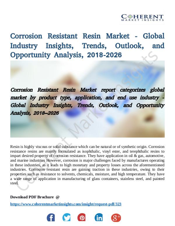 Market Research Corrosion Resistant Resin Market