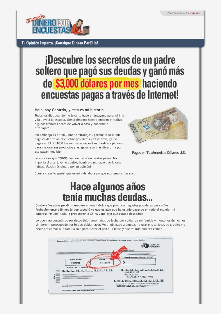 Ganando Dinero por Encuestas [PDF] Ganando Dinero por Encuestas