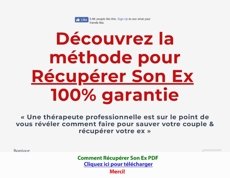 Comment Récupérer Son Ex PDF