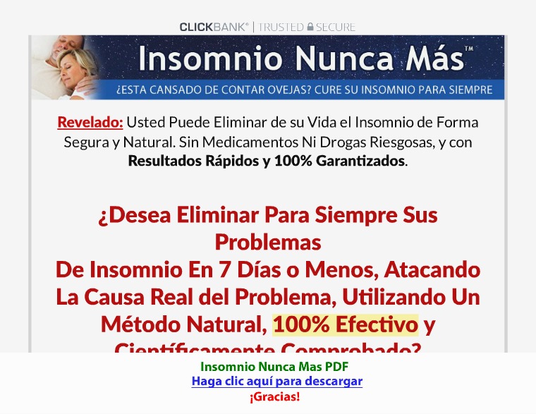 Insomnio Nunca Mas [PDF]