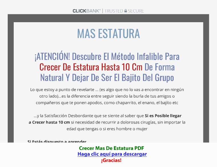 Crecer Mas De Estatura [PDF]