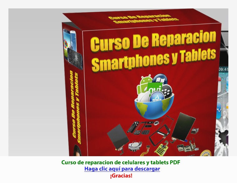Curso de reparacion de celulares y tablets [PDF]