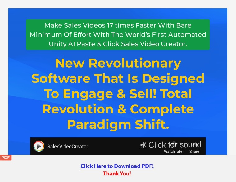 SalesVideoCreator [PDF] SalesVideoCreator