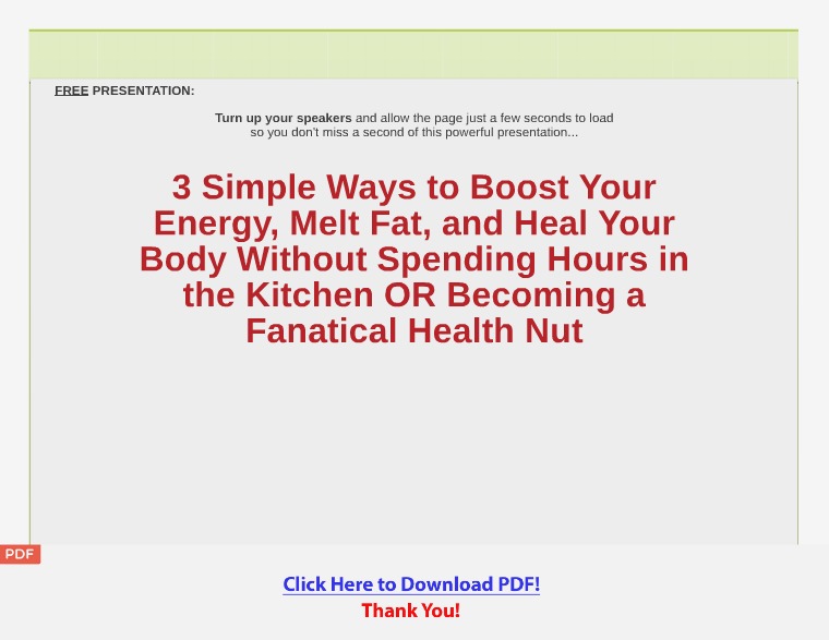 Eating for Energy [PDF] Eating for Energy
