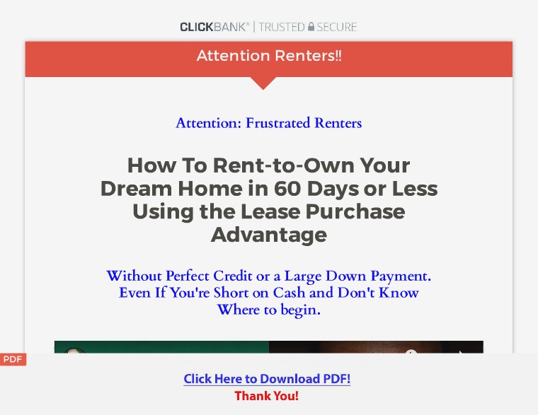 Rent To Own Blueprint [PDF] Rent To Own Blueprint