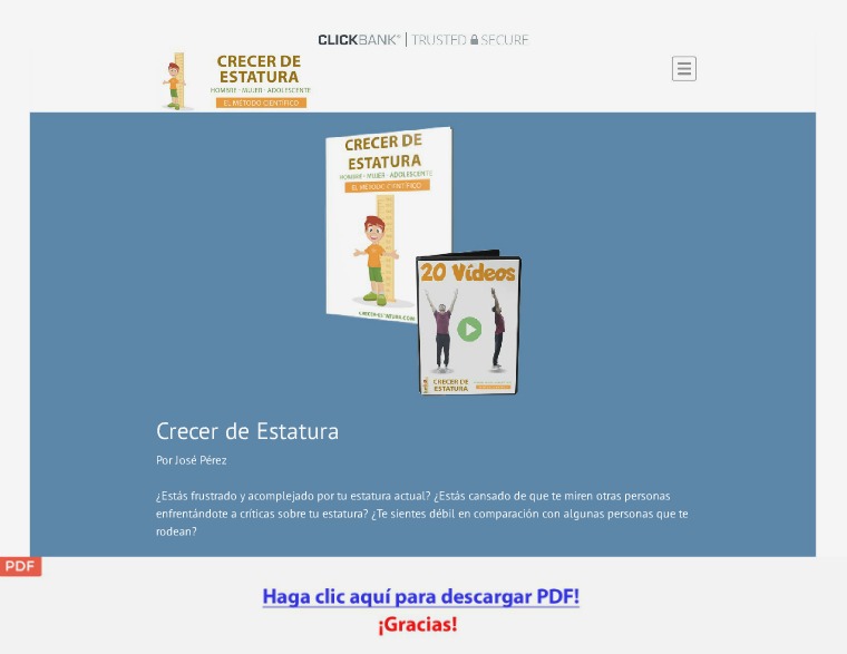 Crecer de Estatura [PDF] Crecer de Estatura