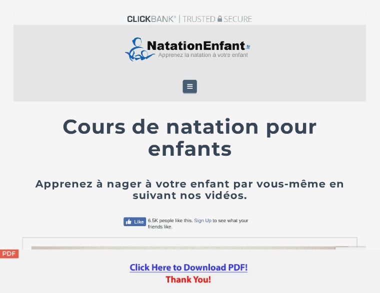 50 exercices vidéo pour enseigner la natation à vos enfants [PDF]