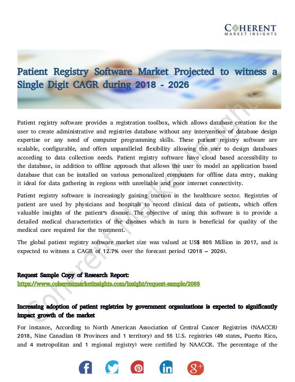 Patient Registry Software Market