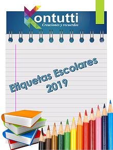 Catalogo etiquetas escolares