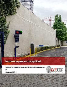 Catalogó Lyftec SpA control de acceso 2019