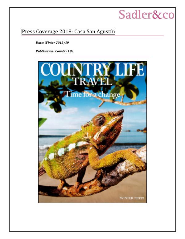 Press Coverage 2018: Casa San Agustín 77-Country Life - Casa San Agustin_ Cartagena_ Col