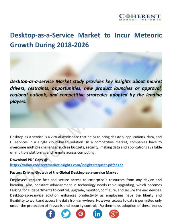 Desktop-as-a-Service Market