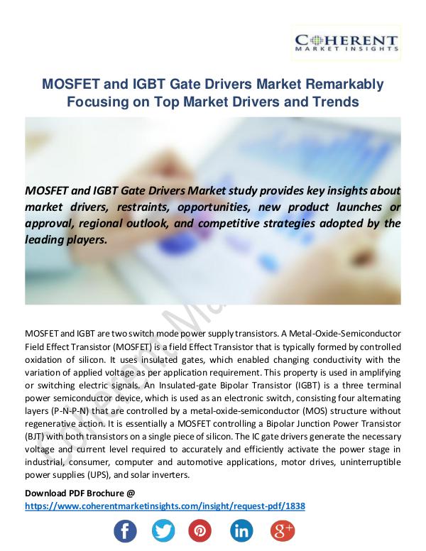 MOSFET and IGBT Gate Drivers Market