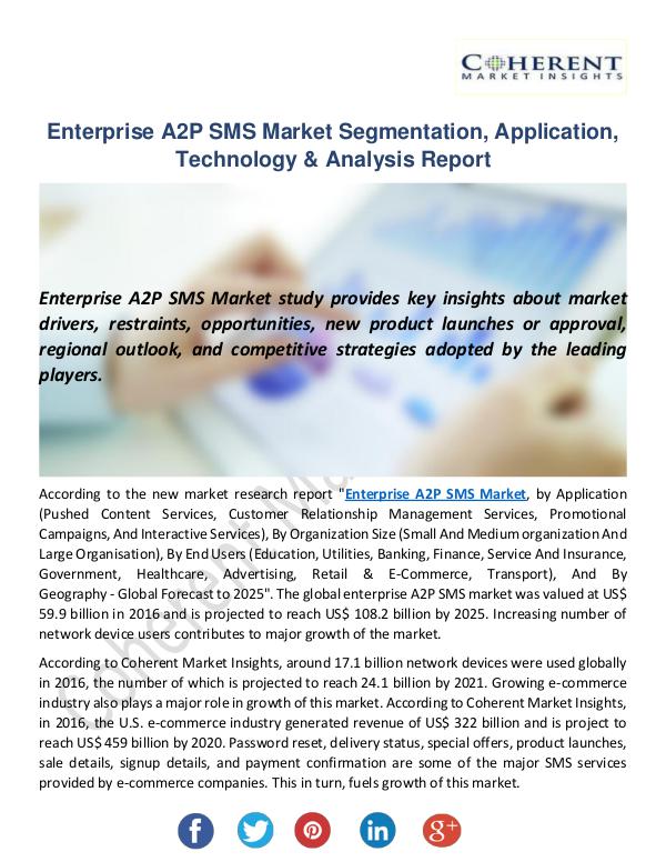 Enterprise A2P SMS Market