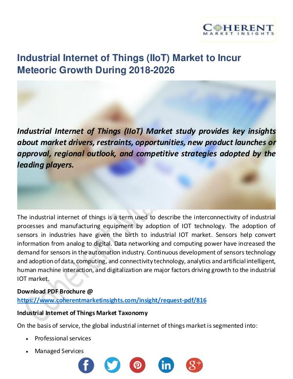 Industrial Internet of Things (IIoT) Market