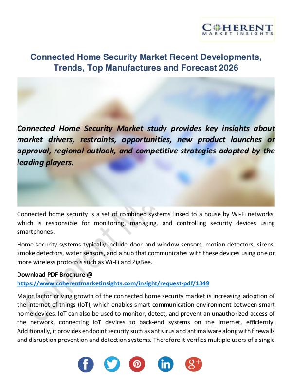 Connected Home Security Market