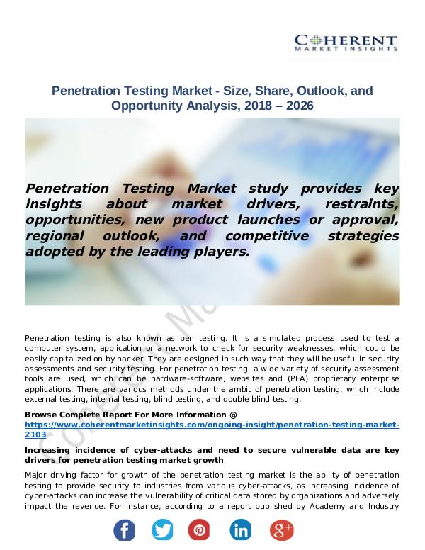 Penetration Testing Market