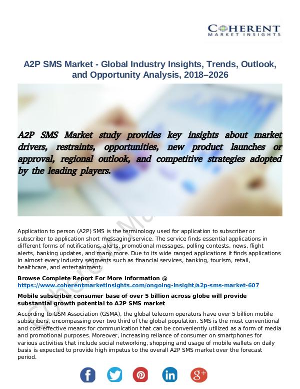 Christy Publications A2P SMS Market