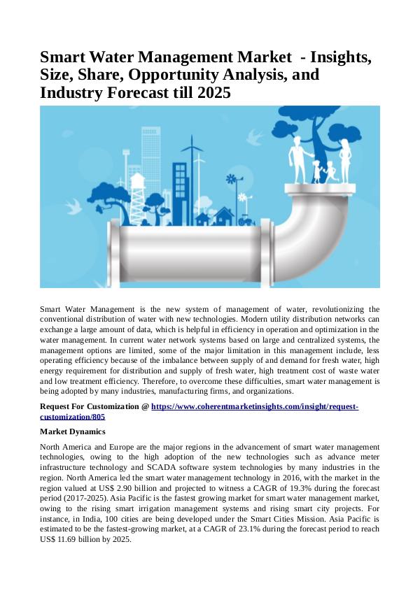 Christy Publications Smart Water Management Market