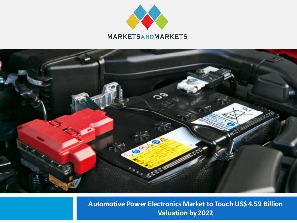 Global Automotive Power Electronics Market