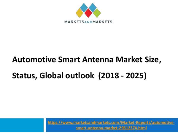 Automotive Smart Antenna Market