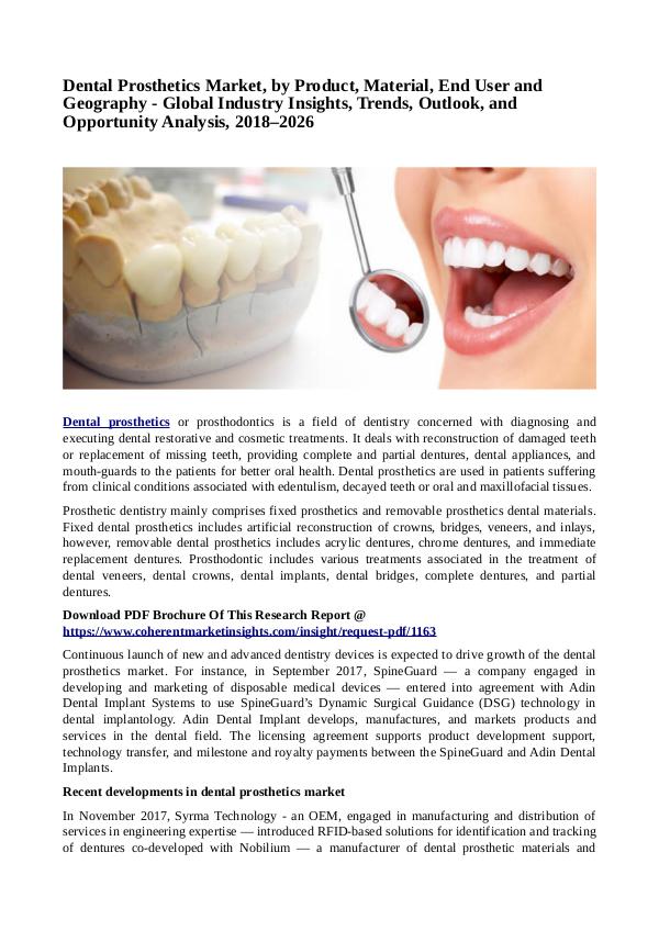 Dental Prosthetics Market