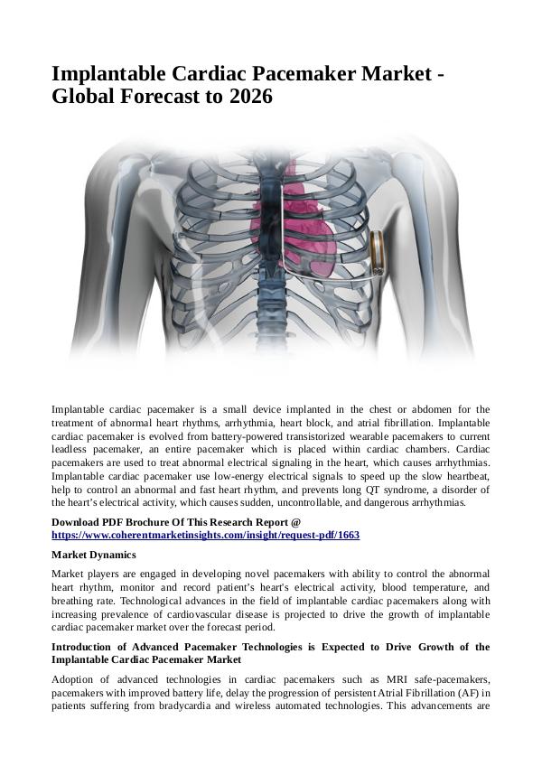 Implantable Cardiac Pacemaker Market