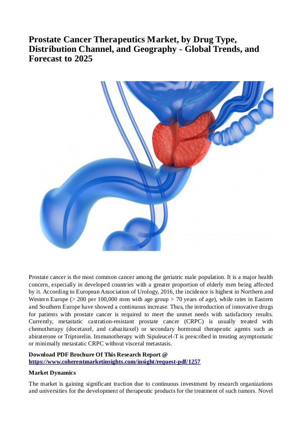 Healtcare Prostate Cancer Therapeutics Market