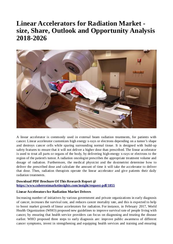 Healtcare Linear Accelerators for Radiation Market