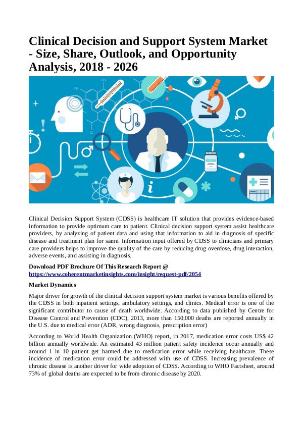 Clinical Decision and Support System Market1