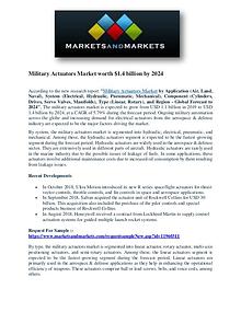 Military Actuators Market worth $1.4 billion by 2024