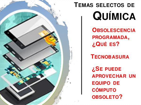 Temas Selectos de Química Temas Selectos de Química