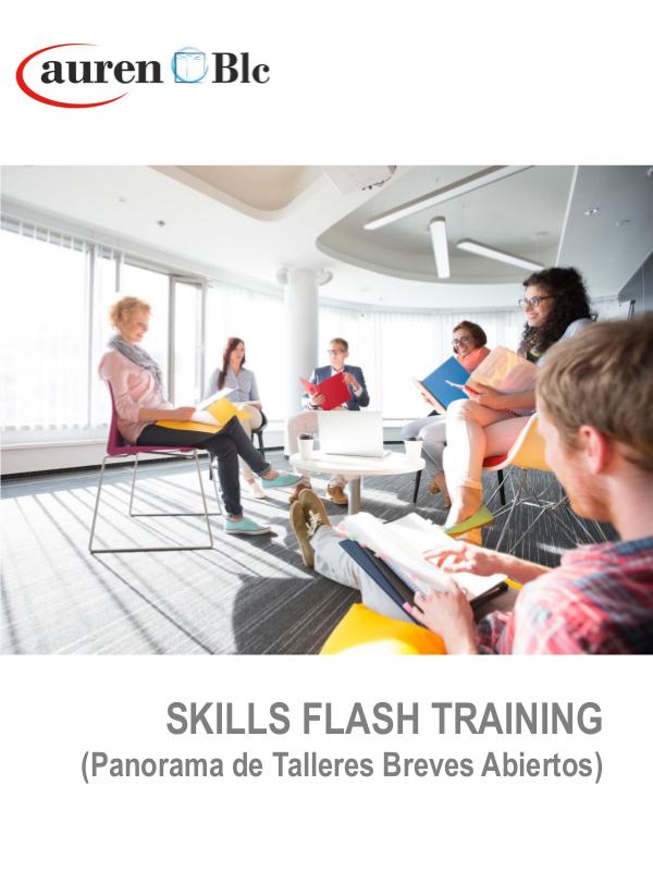 SKILLS FLASH TRAINING AUREN BLC 2019/2020 CATALOGO  CURSOS ABIERTOS AUREN BLC 2019-2020