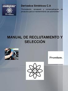 Manual de reclutamiento y selección