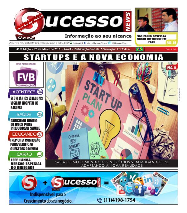 Jornal Sucesso News Jornal Sucesso News - Edição - 498 ONLINE