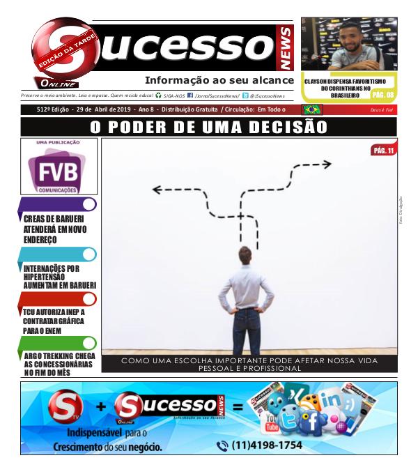 Jornal Sucesso News Jornal Sucesso News - Edição - 512 ONLINE