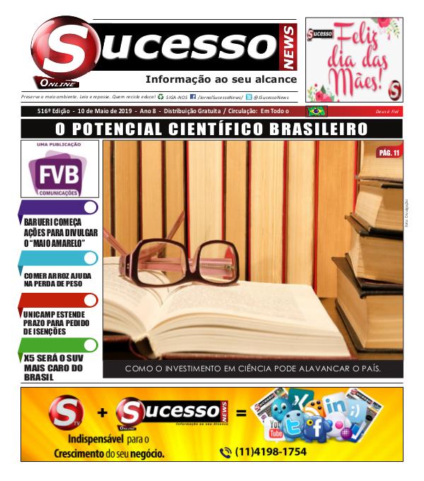 Jornal Sucesso News Jornal Sucesso News - Edição - 516 ONLINE