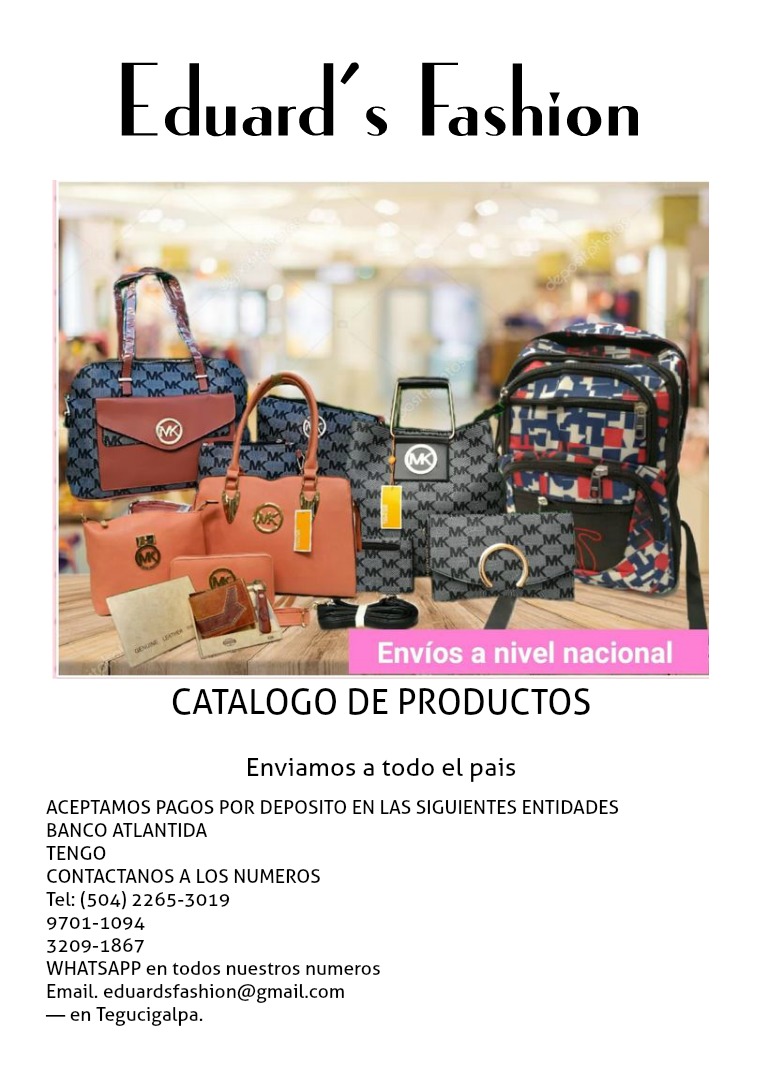 CATALOGO DE PRODUCTOS EDUARD'S FASHION CATALOGO DE PRODUCTOS